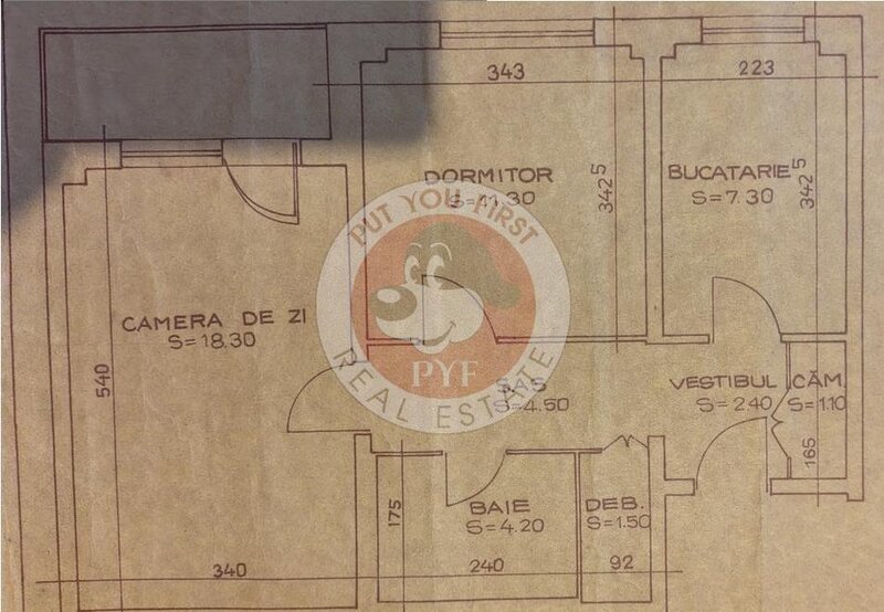 BRD Sebastian | Apartament 2 camere | decomandat | 54mp | B11259